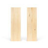 Schody stopień 100x26x4 cm drewniany buk lity surowy A/B