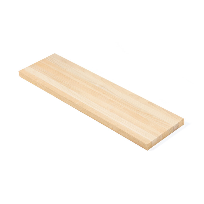 Schody stopień 100x27x3 cm drewniany buk lity surowy A/B