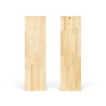 Schody stopień 100x27x3 cm drewniany buk mikrowczep surowy A/B