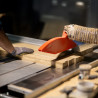 Blat drewniany 90x80x3 cm dąb lity surowy B/B