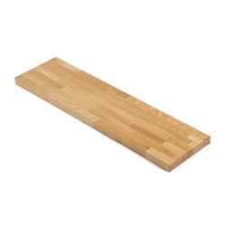 Schody stopień 100x25x3 cm drewniany buk mikrowczep lakierowany bezbarwny A/B