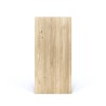 Blat 100x60x1.9 cm dębowy lity B/B surowy
