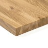 Blat dębowy 200x100x2 cm lity B/B olejowany bezbarwny