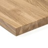Blat dębowy 280x100x1.9 cm lity A/B olejowany bezbarwny