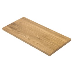 Blat dębowy 350x80x3 cm lity A/B olejowany bezbarwny
