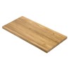 Blat dębowy 350x80x4 cm lity B/B olejowany bezbarwny