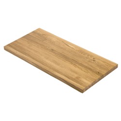 Blat dębowy 350x90x3 cm lity B/B olejowany bezbarwny