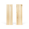Parapet 190x30x4 cm jesionowy lity A/B surowy