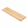 Schody stopień 100x25x4 cm drewniany buk lity olejowany bezbarwny A/B