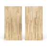 Blat drewniany 110x100x3 cm dąb mikrowczep surowy A/B