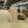 Blat drewniany 110x100x3 cm dąb mikrowczep surowy A/B