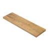 Schody stopień 115x31x4 cm dębowy lity A/B olejowany bezbarwny