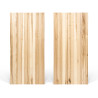 Blat 200x110x1.9 cm jesionowy lity A/B lakierowany bezbarwny