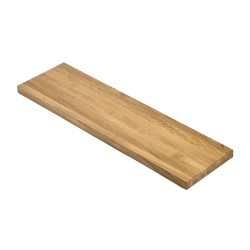 Schody stopień 80x35x4 cm dębowy lity B/B olejowany bezbarwny
