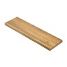 Schody stopień 95x30x4 cm dębowy lity B/B olejowany bezbarwny
