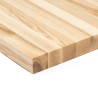 Blat 300x100x4 cm jesionowy lity A/B lakierowany bezbarwny