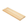 Parapet 60x30x1.9 cm jesionowy lity A/B olejowany bezbarwny