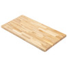 Blat drewniany 240x80x3 cm jesion mikrowczep lakierowany bezbarwny A/B