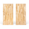 Blat drewniany 300x80x1.9 cm jesion mikrowczep lakierowany bezbarwny A/B