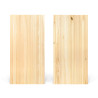 Blat 100x100x1.9 cm jesionowy lity A/B olejowany bezbarwny