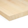Blat 110x100x1.9 cm bukowy lity A/B surowy