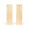 Parapet 110x35x1.9 cm bukowy lity A/B surowy