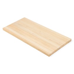 Blat 80x50x1.9 cm bukowy lity A/B surowy