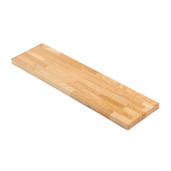 Parapet wewnętrzny 100x15x3 cm drewniany buk mikrowczep olejowany bezbarwny A/B