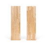 Parapet wewnętrzny 100x15x4 cm drewniany buk mikrowczep olejowany bezbarwny A/B