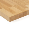 Blat drewniany 100x50x1.9 cm buk mikrowczep lakierowany bezbarwny A/B