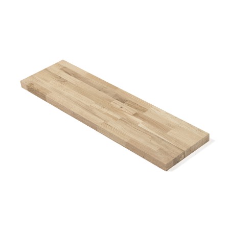 Parapet 100x15x1.9 cm dębowy mikrowczep B/B surowy