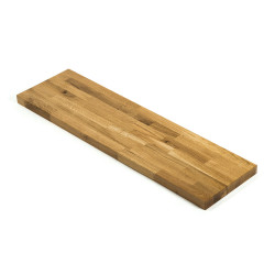 Schody stopień 100x25x3 cm drewniany dąb mikrowczep lakierowany bezbarwny B/B