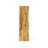 Schody stopień 100x25x3 cm drewniany dąb mikrowczep lakierowany bezbarwny B/B