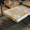 Parapet wewnętrzny 70x25x1.9 cm drewniany dąb mikrowczep surowy B/B