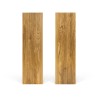 Parapet 100x20x4 cm dębowy lity A/B lakierowany bezbarwny