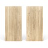 Blat 70x50x4 cm dębowy lity A/B surowy