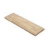 Parapet wewnętrzny 100x10x4 cm drewniany dąb mikrowczep surowy A/B