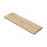 Schody stopień 100x25x4 cm drewniany dąb lity surowy B/B
