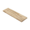 Schody stopień 95x25x4 cm drewniany dąb mikrowczep surowy B/B