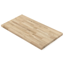Blat drewniany 170x90x4 cm dąb mikrowczep surowy B/B
