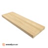 Parapet drewniany dębowy lity A/B 70x10x2 cm surowy