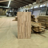 Blat drewniany 350x70x4 cm dąb mikrowczep surowy B/B
