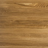 Blat drewniany 110x100x1.9 cm dąb lity lakierowany bezbarwny A/B
