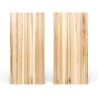 Blat 100x80x3 cm jesionowy lity A/B lakierowany bezbarwny