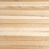 Blat 100x80x3 cm jesionowy lity A/B lakierowany bezbarwny