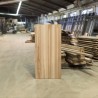 Blat 100x80x3 cm jesionowy lity A/B lakierowany bezbarwny