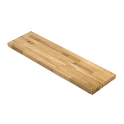Schody stopień 100x25x3 cm drewniany dąb mikrowczep olejowany bezbarwny B/B