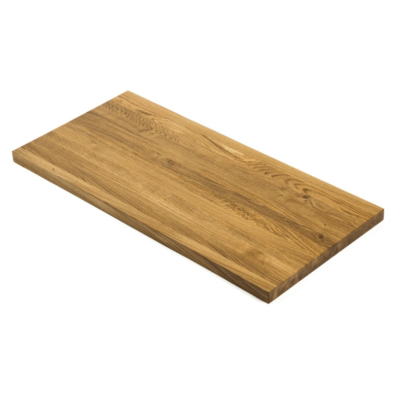 Blat dębowy 150x70x4 cm lity B/B lakierowany bezbarwny Blat dębowy 150x70x4 cm lity B/B lakierowany bezbarwny