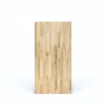 Blat 100x80x4 cm dębowy mikrowczep B/B surowy