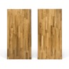 Blat dębowy 130x110x1.9 cm mikrowczep A/B lakierowany bezbarwny